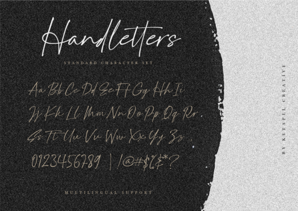 Handletters Font Poster 9