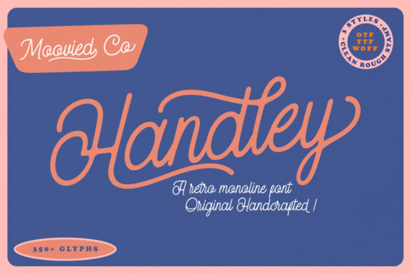 Handley Font Poster 1