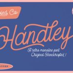 Handley Font Poster 1