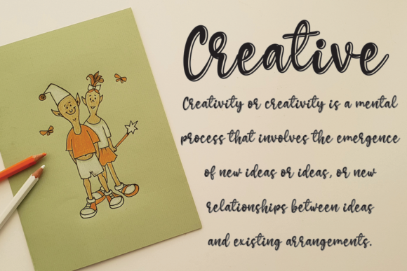 Handline Font Poster 3