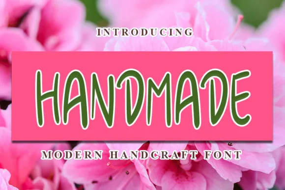 Handmade Font Handmade Font Poster 1