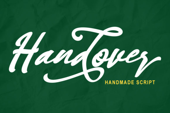 Handover Font Poster 1