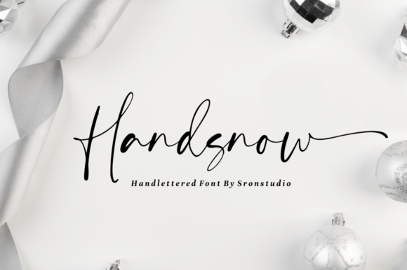 Handsnow Font Poster 1