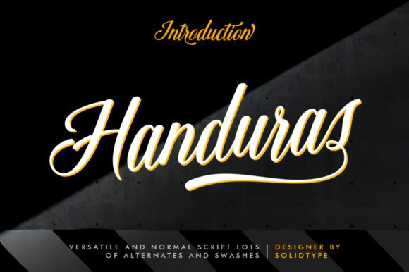 Handuras Font Poster 1