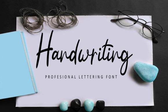 Handwriting Font Poster 1