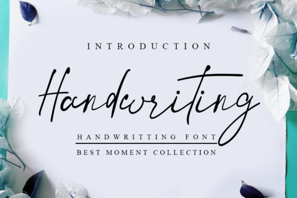 Handwriting Font Poster 1