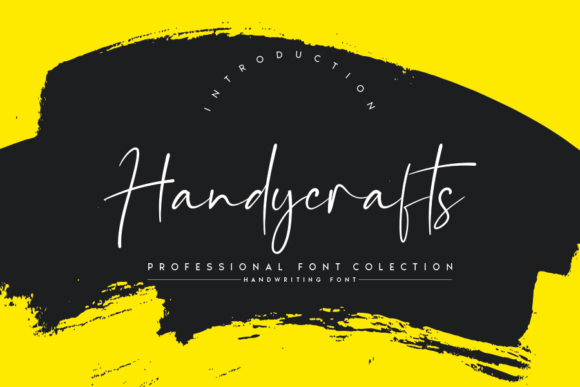 Handycrafts Font Poster 1