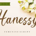 Hanessy Font Poster 1