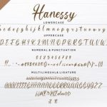 Hanessy Font Poster 7