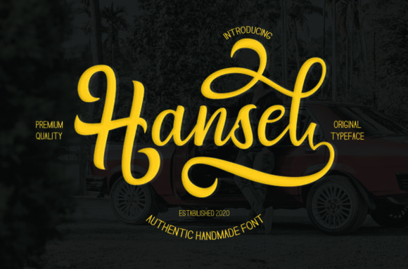 Hansel Font Poster 1