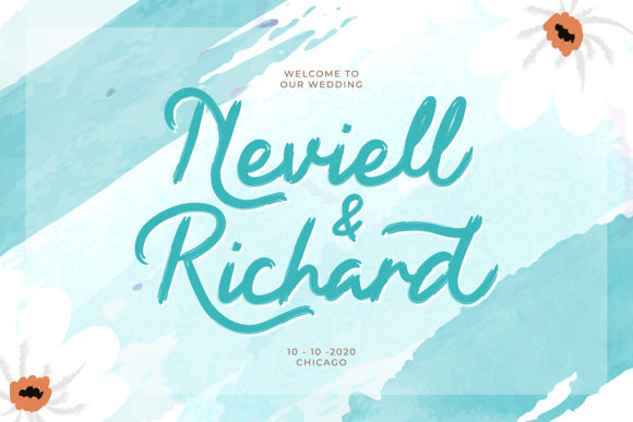 Hansley Font Poster 2