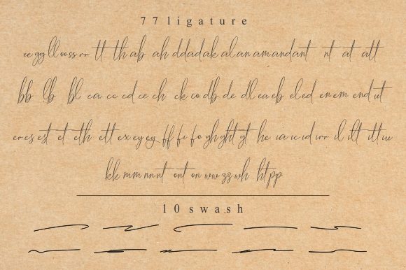 Hantoria Signature Font Poster 11