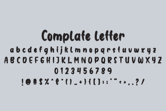 Hanymade Font Poster 4
