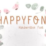 Happy Font Poster 1