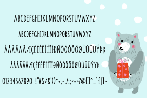 Happy Christmas Font Poster 9