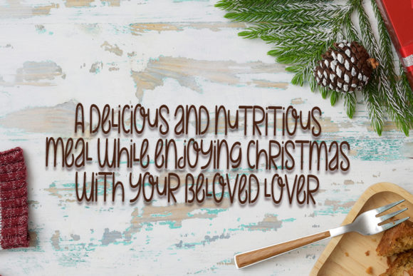 Happy Christmas Font Poster 4