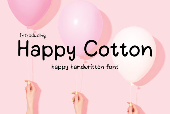 Happy Cotton Font Poster 1