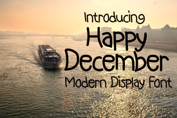 Happy December Font