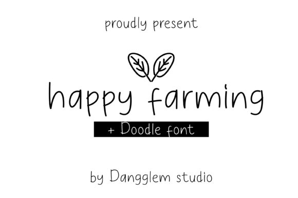 Happy Farming Font Poster 1
