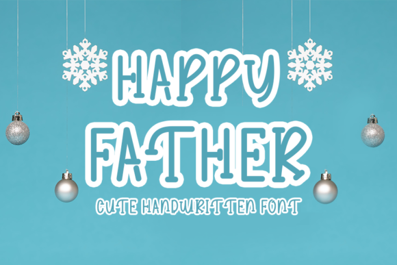 Happy Father Font