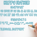 Happy Father Font Poster 5