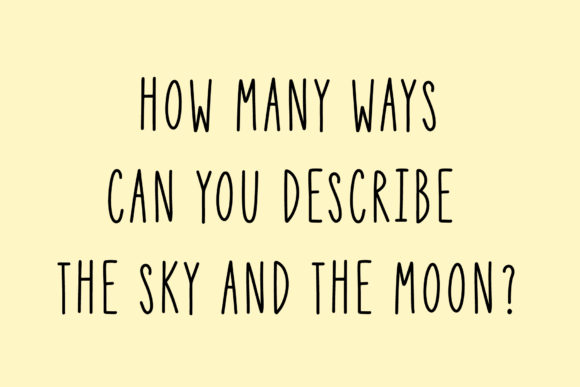 Happy Full Moon Font Poster 6
