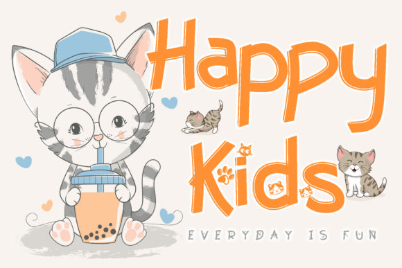 Happy Kids Font Poster 1