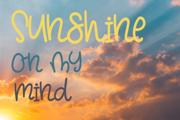 Happy Life Font Poster 2