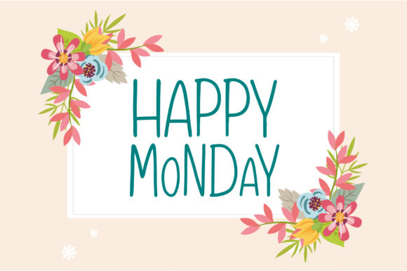 Happy Monday Font