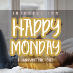 Happy Monday Font Poster 1