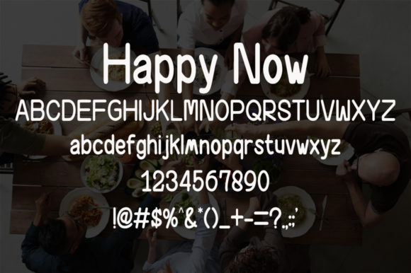 Happy Now Font Poster 4