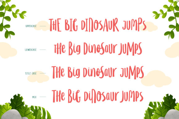 Happy Saurus Font Poster 3