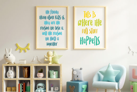 Happy Saurus Font Poster 7