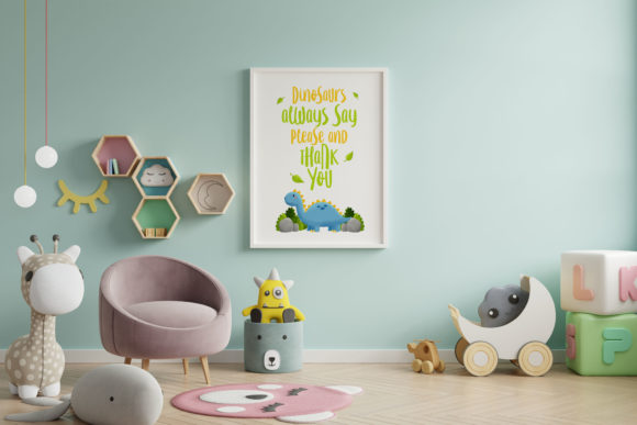Happy Saurus Font Poster 8
