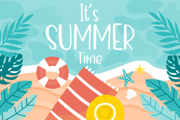 Happy Summer Font Poster 3