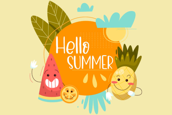 Happy Summer Font Poster 4
