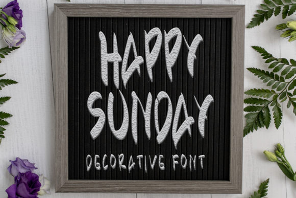 Happy Sunday Font Poster 1