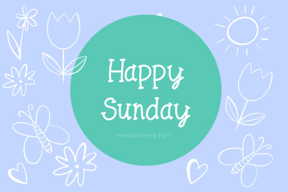 Happy Sunday Font Poster 1