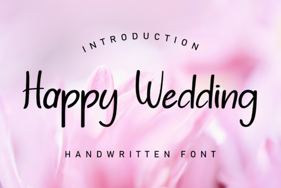 Happy Wedding Font