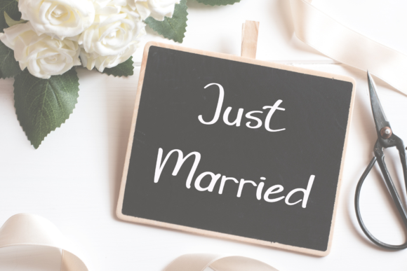 Happy Wedding Font Poster 2