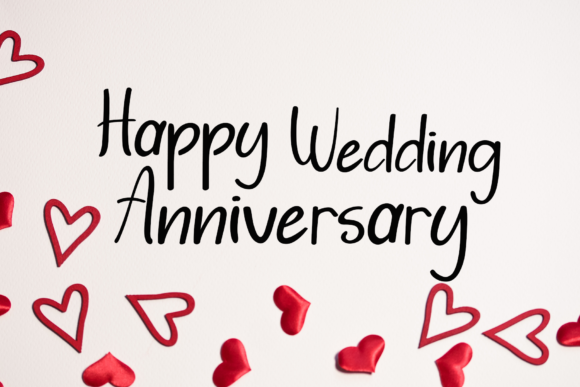 Happy Wedding Font Poster 3