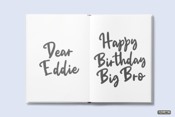 Happy Wednesday Font Poster 4
