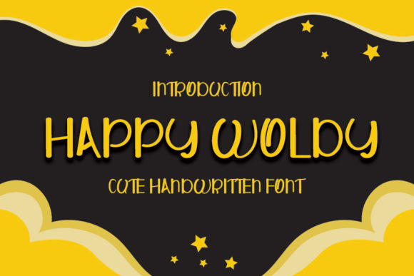 Happy Woldy Font Poster 1