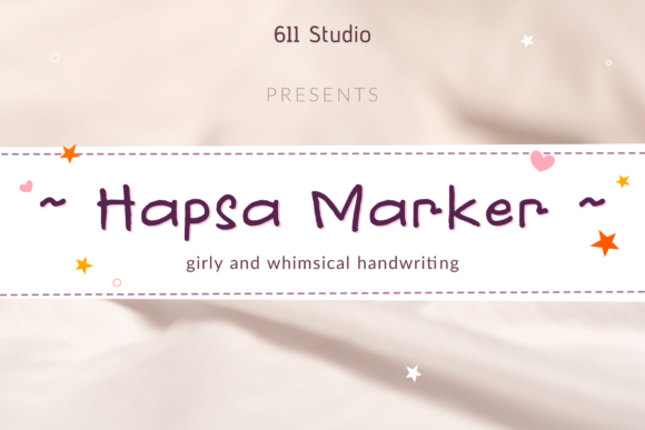 Hapsa Marker Font