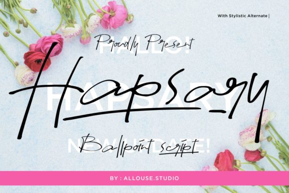 Hapsary Font Poster 1