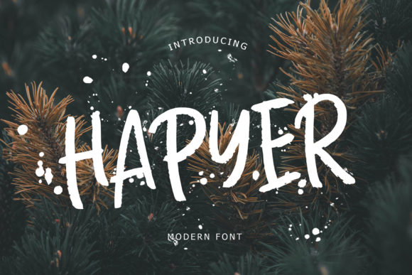 Hapyer Font Poster 1