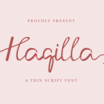 Haqilla Font Poster 1