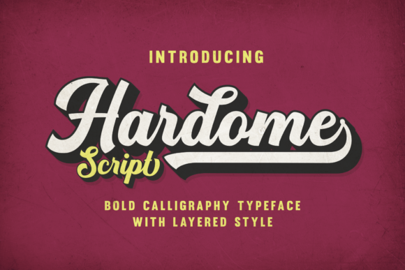 Hardome Font Poster 1