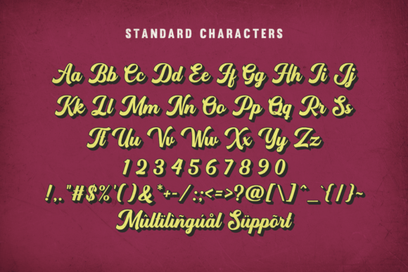 Hardome Font Poster 8