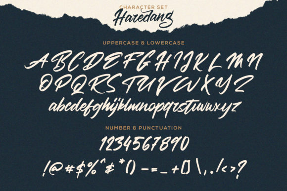 Haredang Font Poster 13